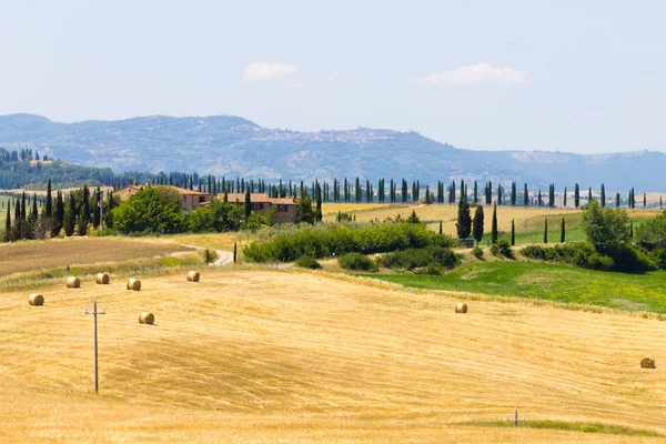 Tuscany hills landscape, Italy — Stock Photo, Image