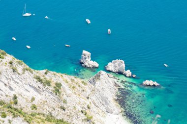 Sirolo plaj Monte Conero, İtalya