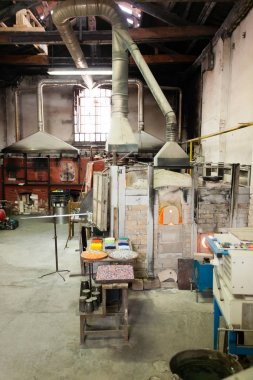 Cam fırın görünüm, Venedik, İtalya