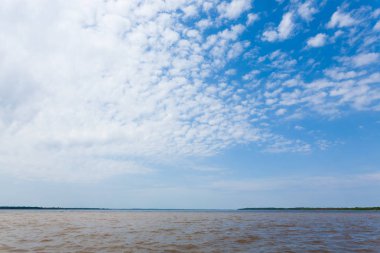 Toplantı suları. Brezilyalı nehirler izdiham Manaus dan