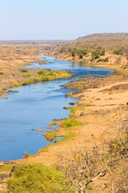 Olifants Nehri Panoraması Satara kamp açısından, Kruger Natio