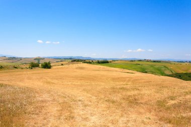 Toskana tepeleri manzarası, İtalya