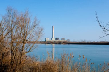 Termal güç istasyonu görünümü