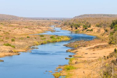 Olifants Nehri Panoraması Satara kamp açısından, Kruger Natio