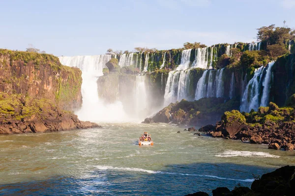 Cascate di Iguazu in vista, Argentina — Foto Stock