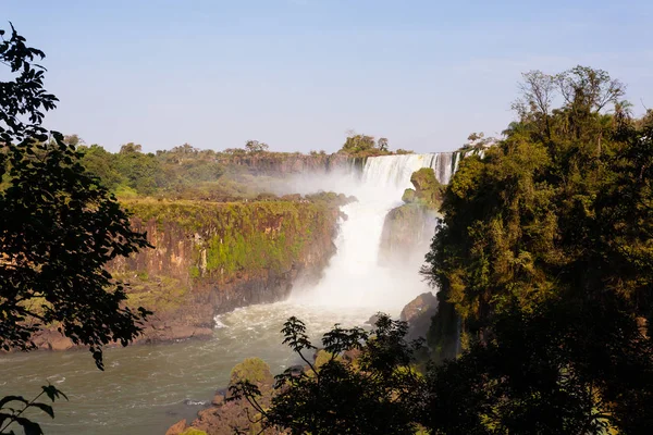 Cascate di Iguazu in vista, Argentina — Foto Stock