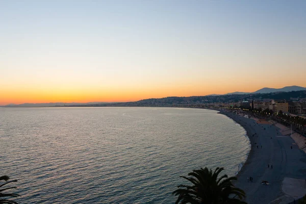 Bonita vista al mar, Francia — Foto de Stock