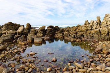 Görünümü, Güney Afrika Cape Agulhas plaj