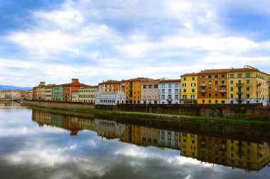 Pisa gün görünümü, Toskana, İtalya