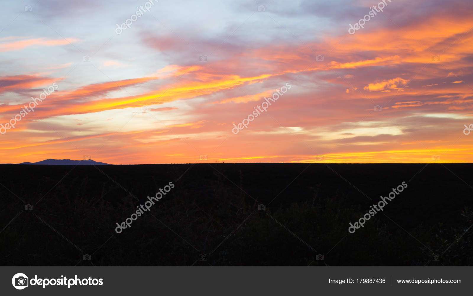 Coucher De Soleil Dafrique Du Sud Photographie