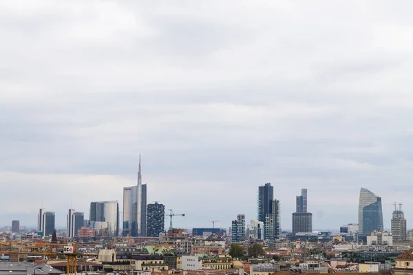 Milano, Italia, Veduta del quartiere finanziario — Foto Stock