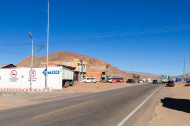 Potosi Sucre Bolivya yolu