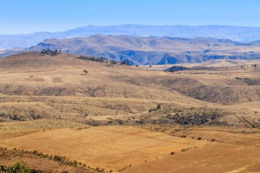 Bolivya manzara, hills yakınlarında Tarabuco