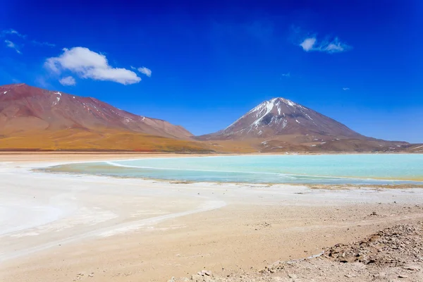 Το πράσινο Laguna Verde, Βολιβία — Φωτογραφία Αρχείου