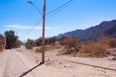 Palmira, Bolivya görünümünden toprak yol