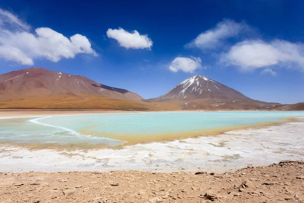 Το πράσινο Laguna Verde, Βολιβία — Φωτογραφία Αρχείου