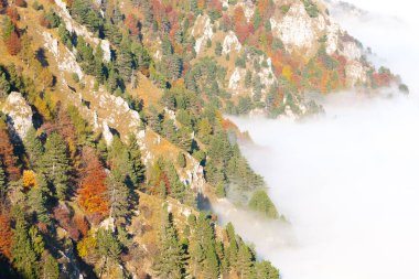 Bulutlar dağ tepe halı