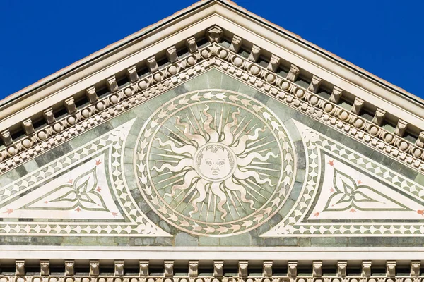 Detalhe decorações da igreja. Santa Maria Novella — Fotografia de Stock