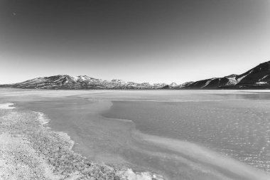Laguna Blanca manzara, Bolivya