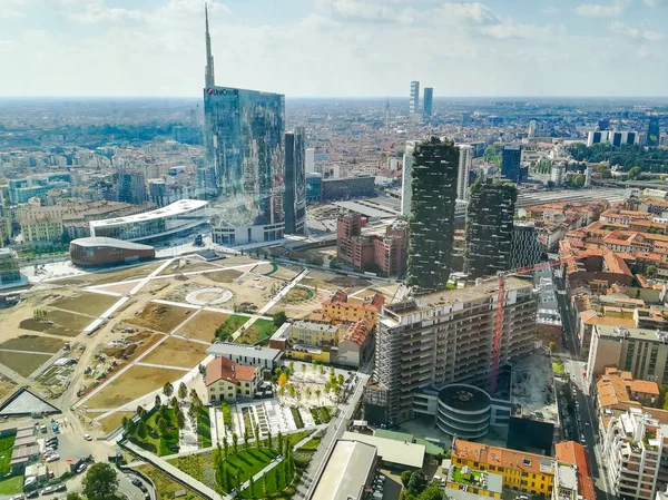 Vista aérea de Milán. Milano city, Italia — Foto de Stock