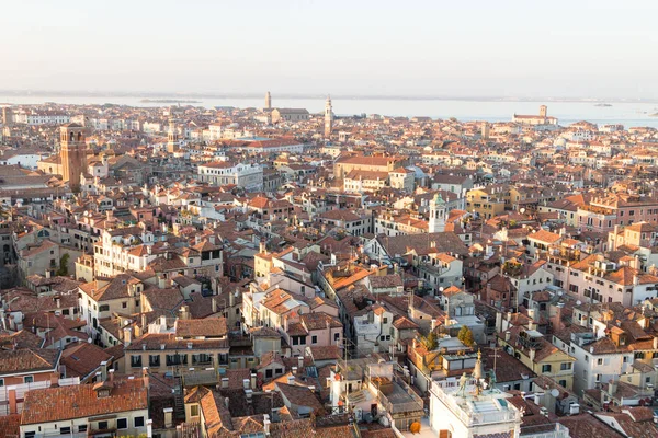 Vista aérea de Veneza ao amanhecer, Itália — Fotografia de Stock