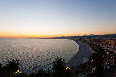 Güzel plaj gün görünümü, Fransa