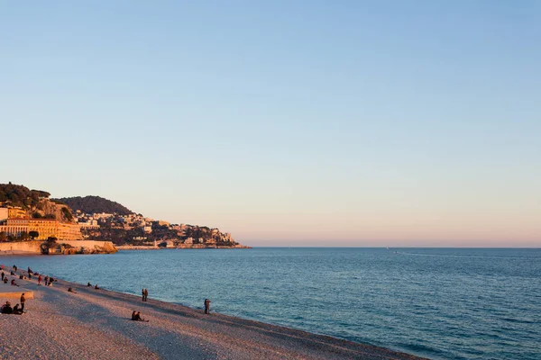 Bonita vista al mar, Francia — Foto de Stock