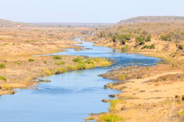 Olifants Nehri Panoraması Satara kamp açısından, Kruger Natio