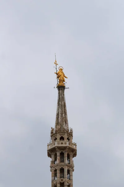Catedral de Milán, Duomo di Milano, vista. Famoso hito italiano — Foto de Stock