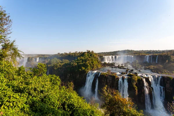 Cascate di Iguazu in vista, Argentina — Foto Stock