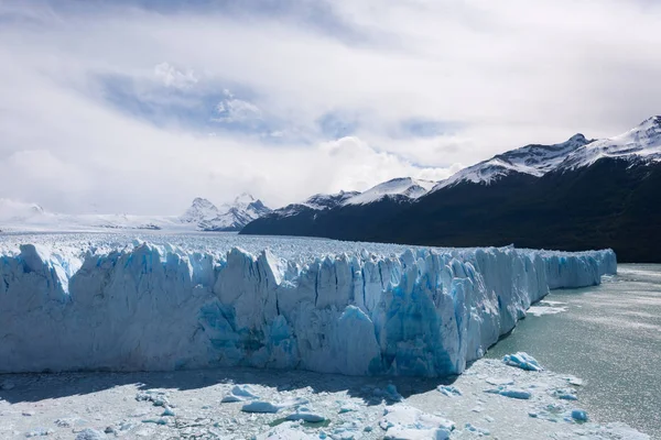 Προβολή παγετώνα Perito Moreno, τοπίο της Παταγονίας, Αργεντινή — Φωτογραφία Αρχείου