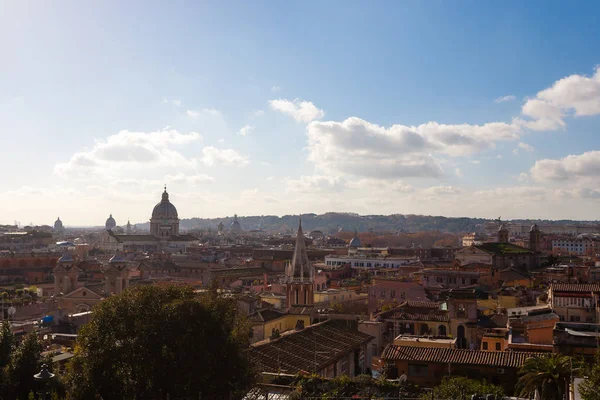 Róma légifelvétel, Roma. Olasz tájkép — Stock Fotó