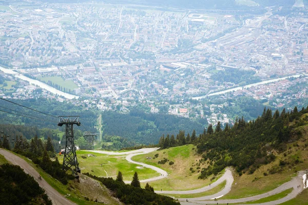 Innsbruck vista aerea — Foto Stock