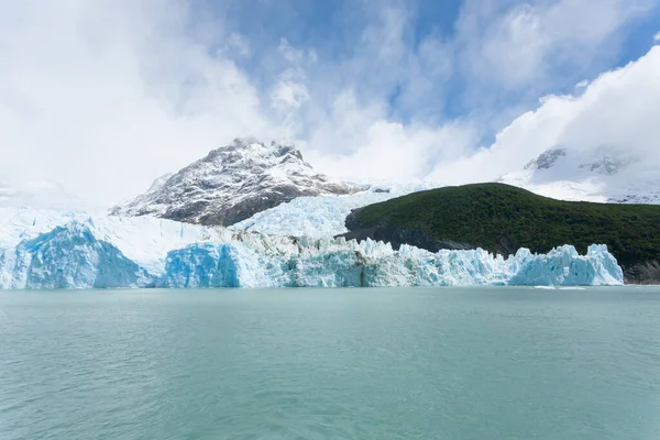 Vista Del Glaciar Spegazzini Desde Lago Argentino Paisaje Patagonia Argentina —  Fotos de Stock