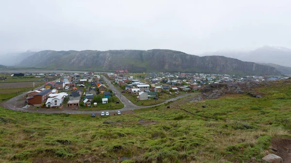 Chalten Pemandangan Desa Pegunungan Patagonia Argentina Chalten Townscape — Stok Foto