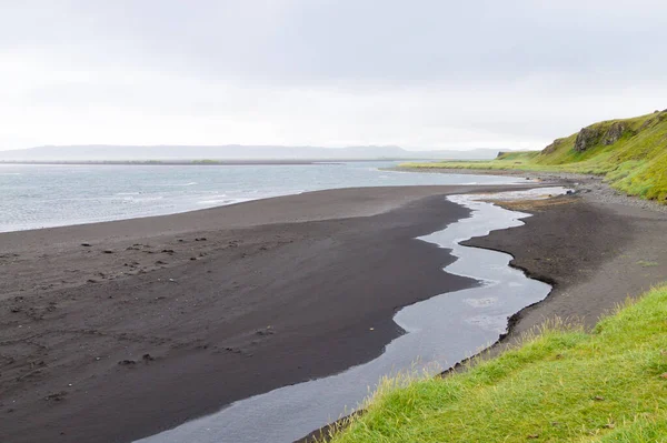 Hvitserkur Sea Stack Islandia Playa Arena Negra Islandia Del Norte — Foto de Stock