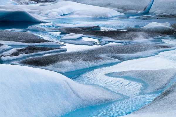 Vue Détaillée Des Formations Glaciaires Glacier Perito Moreno Patagonie Argentine — Photo