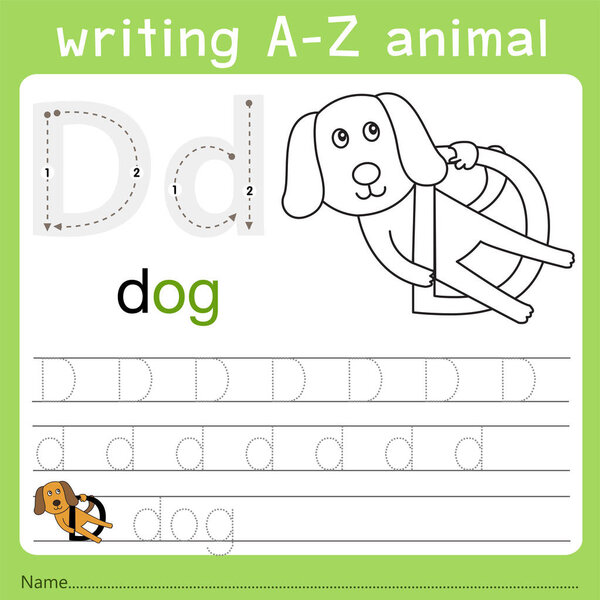 Автор написания a-z животное d
