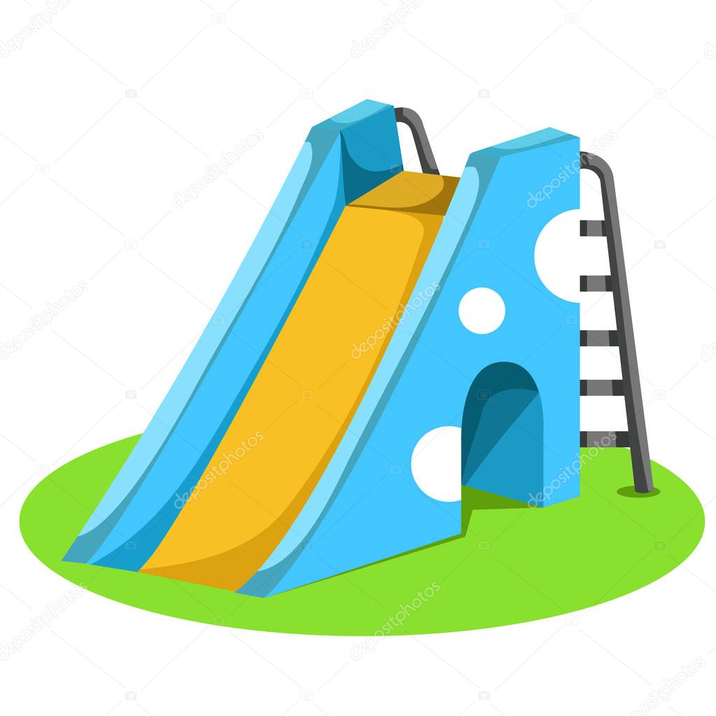 Illustrator of playground on park