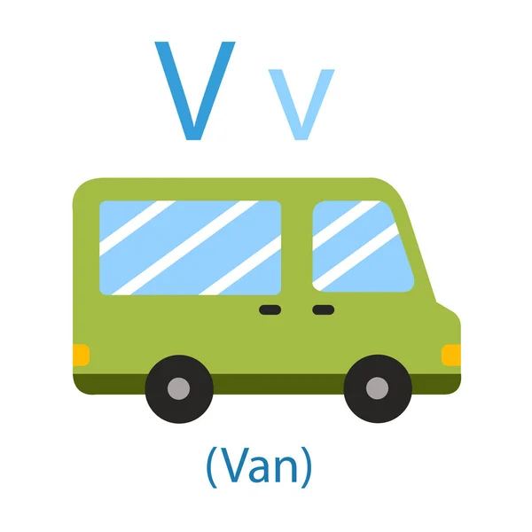 Illustrator, Van için V — Stok Vektör