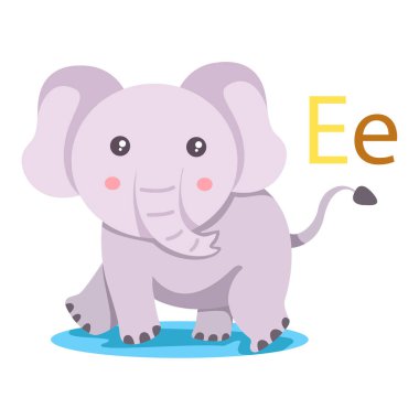 alfabe vektör hayvan çocuk için