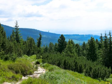 Dağ izi yüksek Tatras mountains, Slovakya için