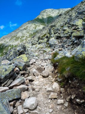 Dağ izi yüksek Tatras mountains, Slovakya için