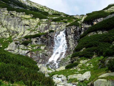 Skok şelale, yüksek Tatras dağlar, Slovakya