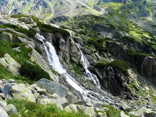 Cascata Skok, Alti Tatra montagne, Slovacchia — Foto Stock