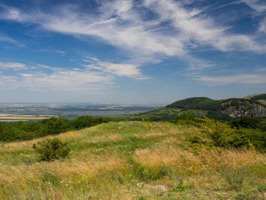 Pavlov Hills 'in güzel doğası, Çek Cumhuriyeti, yürüyüş tatili