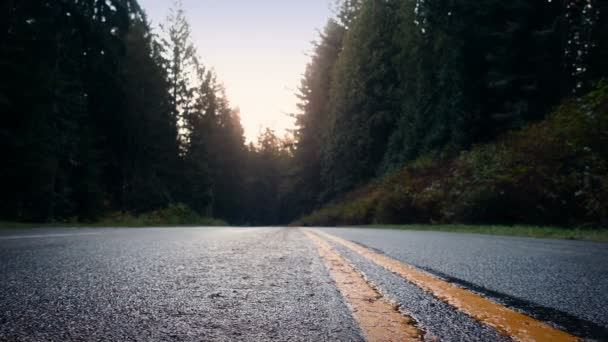 Se déplacer sur la route dans la campagne — Video