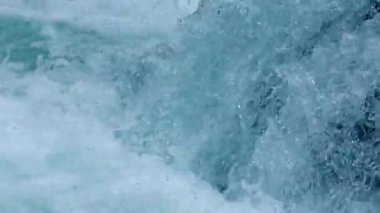 Canlı mavi Şelalesi portre