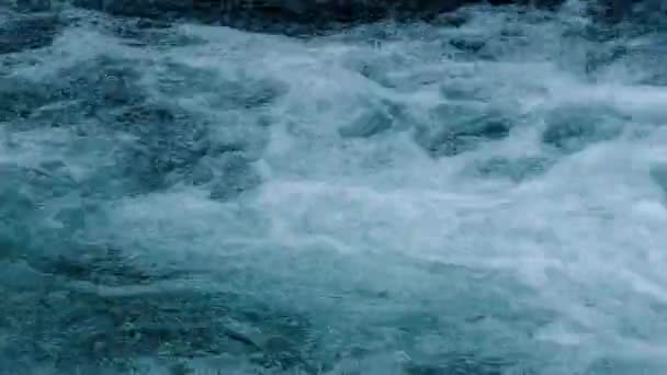 Swirling River Water — Stock Video