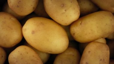 Yeni patates closeup döndürme